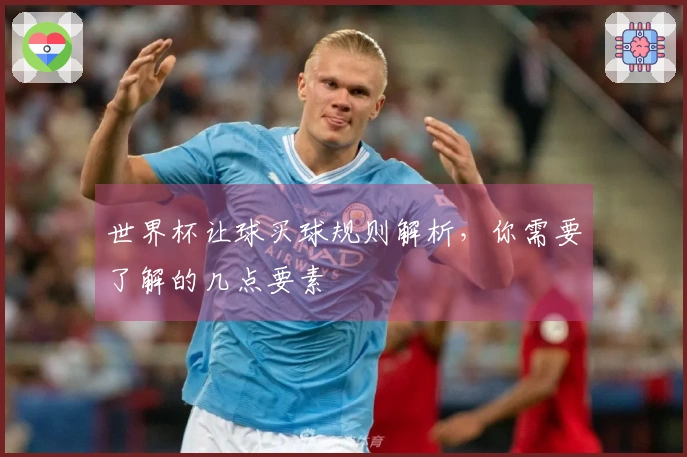 世界杯让球买球规则解析，你需要了解的几点要素